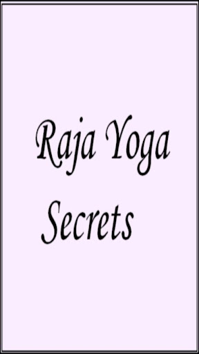 【免費書籍App】Raja Yoga Secrets-APP點子