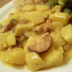Cheesy Sausage and Potatoes