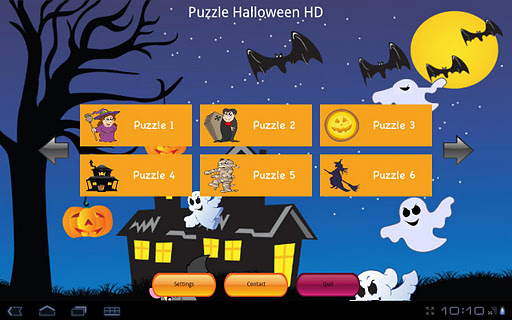 Puzzle Halloween Lite HD Tab