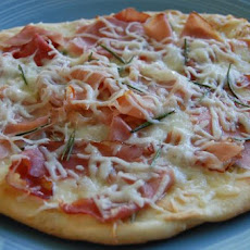 Prosciutto Rosemary Flat Pizza
