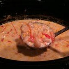 Roasted Corn and Red Pepper Chowder (Crock Pot, Slow Cooker)