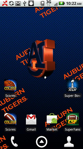 【免費個人化App】Auburn Tigers Live Wallpaper-APP點子