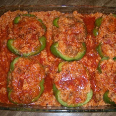 Quick & Easy Stuffed Green Bell Peppers