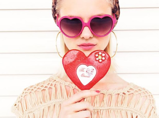 Valentine's Day heart shaped Glasses