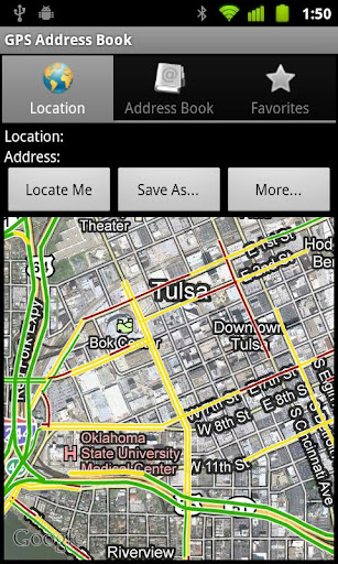 GPS Address Book