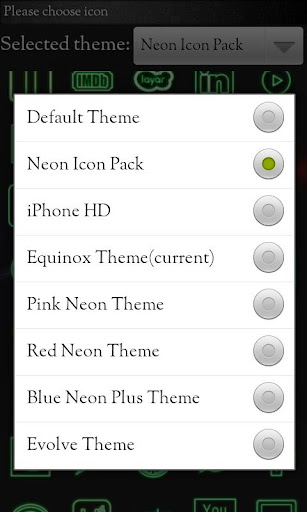 アイコンパック - ネオンのアイコン