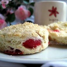 Glace Cherry Scones
