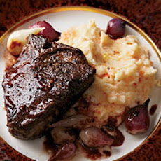 Spice-Glazed Lamb Chops with Red Wine-Coffee Pan Sauce