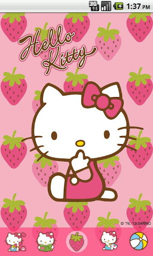 Hello Kitty Strawberry Theme