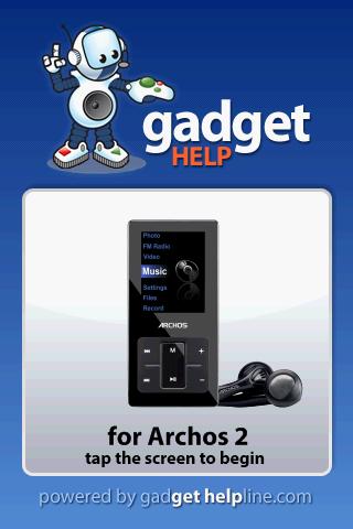 Archos 2 - Gadget Help