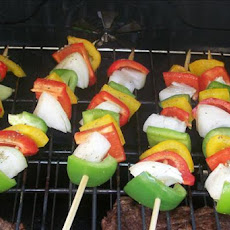 Roasted Tri Color Peppers and Onions