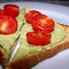 Creamy Avocado and Cherry Tomato Toast
