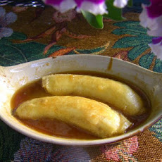 Baked Rum Bananas