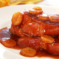 French Toast with Brown Sugar Banana Syrup