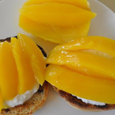 Crumpets With Fruit, Ricotta & Maple Syrup