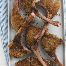 Lamb Chops with Mustard-Herb Crust