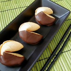 Chocolate-Dipped Fortune Cookies
