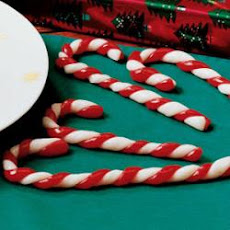 Pulled Taffy Candy Canes