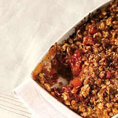 Apricot-Walnut Crisp
