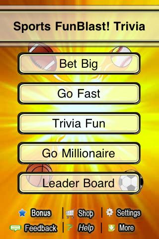 Sports FunBlast Trivia Quiz