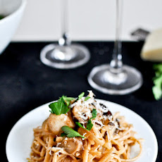 Brown Butter Parmesan Chicken Linguine