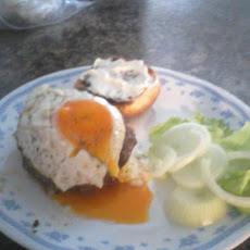 Iceland Style Burgers AKA Rocky Sunrise Bacon and Egg Burgers
