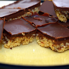 Grandma's Butterscotch Chocolate Rice Crispie Squares