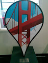 Golden Gate Bridge Map Marker