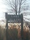 Lake Olathe Sign