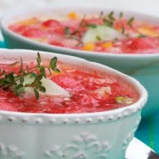 Watermelon and Cucumber Gazpacho