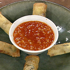 Pork Egg Rolls with Sweet and Sour Sauce