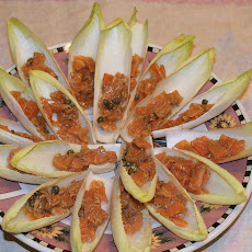 Endive with Salmon and Capers