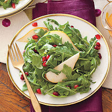 Pomegranate, Pear and Arugula Salad
