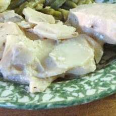 Manuel's Crock Pot Pork Chops and Potatoes in Mustard Sauce