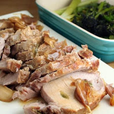 Roast Pork Loin with Garlic and Rosemary