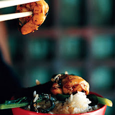 Black-Bean Shrimp with Chinese Broccoli