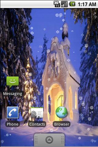 Falling Snow Live Wallpaper