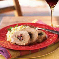 Dried Plum-Stuffed Pork Loin in Sweet Sherry Sauce (Lomo Relleno)