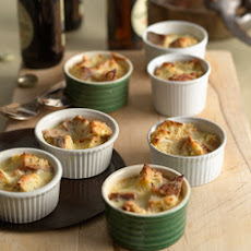 Farmhouse Cheese and Caraway Soda Bread Puddings