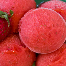 Strawberry and Honey Sorbet