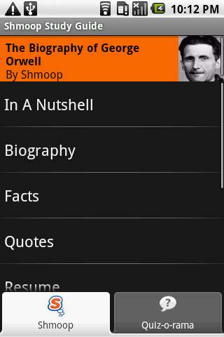 George Orwell: Shmoop Guide