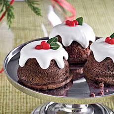 Snowy Chocolate Baby Cakes