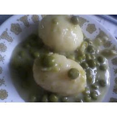 Mom 's Creamed Peas and Potatoes