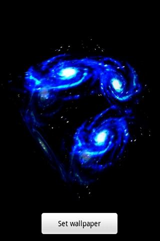 3D 美しい銀河