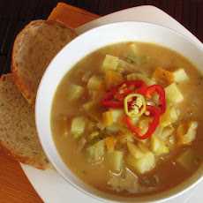 Smoky Leek and Potato Soup