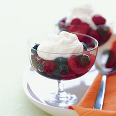 Mixed Berries with Mascarpone-Limoncello Cream