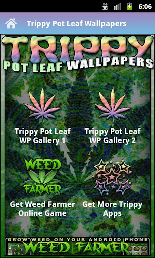 Trippy Pot Leaf Wallpapers