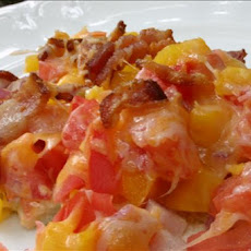 Tomato Bacon Squares