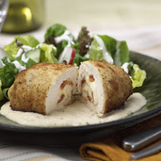 Bacon & Cheese Stuffed Chicken Alfredo
