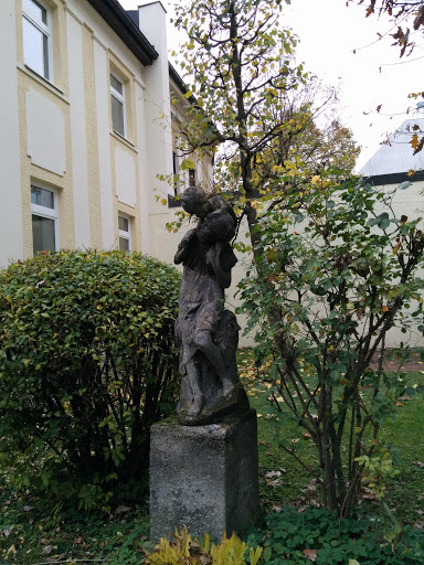 Statue Am Gartenhaus
